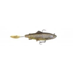Savage Gear 4D Trout Spin Shad 11 Cm 40 G Medium Sink Truite Brun Foncé