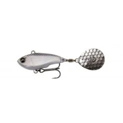 Savage Gear Fat Tail Spin 8cm 24g Coulant Blanc Argent