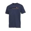 T-Shirt Savage Gear Signature Logo Bleu Chiné