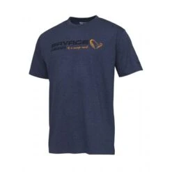 T-Shirt Savage Gear Signature Logo Bleu Chiné
