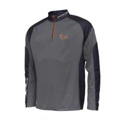 Savage Gear Tournament Shirt Zip Sedona Gris