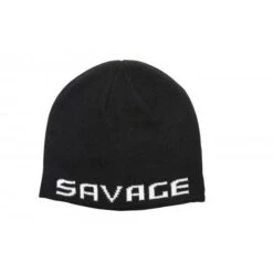 Savage Gear Logo Bonnet Taille Unique Noir Blanc