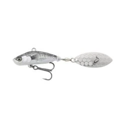 Savage Gear 3D Sticklebait Tailspin 6.5cm 9g Coulant Noir Argent