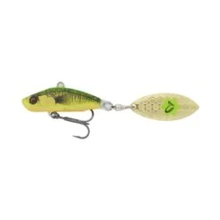 Savage Gear 3D Sticklebait Tailspin 6.5cm 9g Coulant Noir Argent