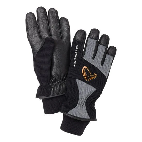 Gants Savage Gear Thermo Pro Gris Noir 1 Gants Savage Gear Thermo Pro Gris Noir